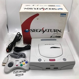 Sega Saturn Console System HST-3220 Box Japan NTSC-J White Japanese Tested