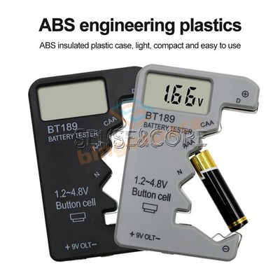 Battery Tester LCD Digital Battery Tester Electricity Indicator BT189 1.2~4.8V