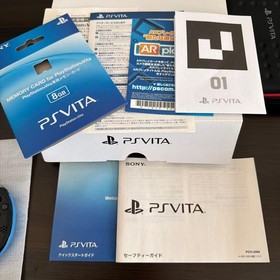 Sony PlayStation PS Vita PCH-2000 Slim Black/Blue Model Excellent Condition