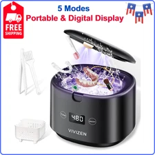 Ultrasonic Retainer Cleaner Machine Sonic Dental Cleaning Machine for Dentures