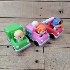 CoComelon 3" Toy Car Vehicle 3 Pack JJ Family Preschool Push Car Set Toddler