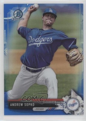 2017 Bowman Chrome Prospects Blue Refractor 11/150 Andrew Sopko #BCP83 ib1