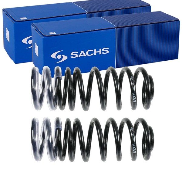 2X Sachs Fahrwerksfedern Hinten Passend FÜR VW Golf Links+Rechts-image