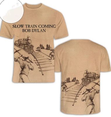 Bob Dylan Slow Train Coming Album Cover 3D T-Shirt AOP KN1043