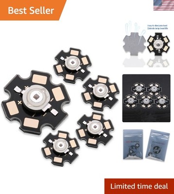 5Pcs High Power 940nm IR LED Chip - Efficient Infrared Emission for DIY Projects