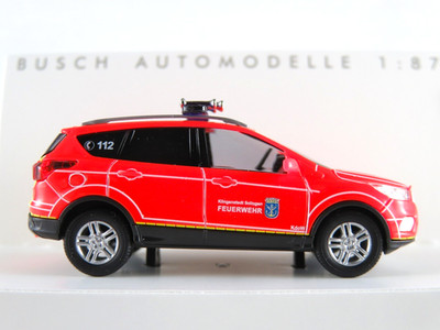 Busch 53521 Ford Kuga (2017) ''Feuerwehr Solingen (D) / KdoW'' 1:87/H0 NEU/OVP
