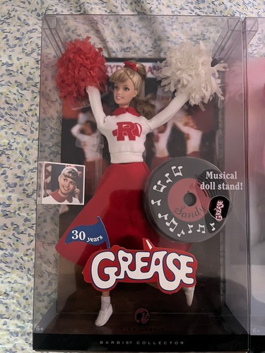 Grease Sandy Barbie Doll 30th anniversary cheerleader Olivia Newton John Movie