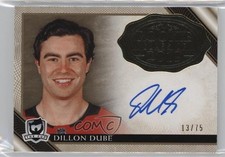 2018 The Cup Rookie Class of 2019 Gold Foil 13/75 Dillon Dube #2019-DD Auto 0bz8