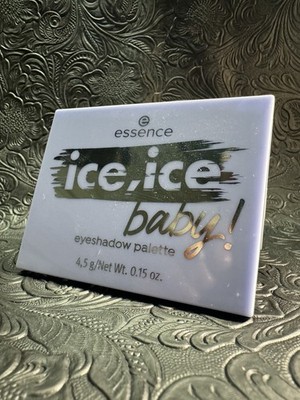 essence Ice, Ice Baby! Shimmer Eyeshadow Palette Gray/Silver/Gold/Blue 0.15 oz