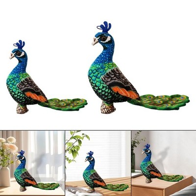 Plush Peafowl Doll Stuffed Cartoon Toy Room Decoration Cute Peacock Stuffed