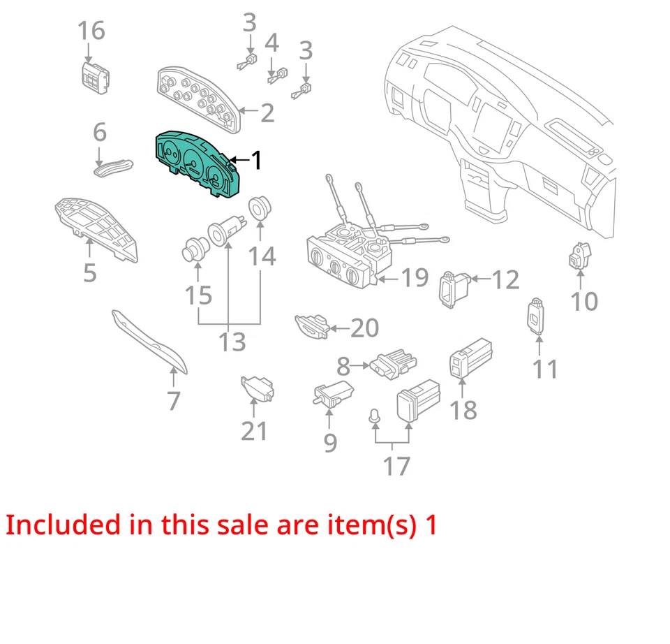 Спидометр приборная панель датчики 2004-2006 Mazda Mpv Le46 55 430 H46E4 - Изображение 3 из 4