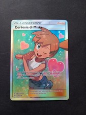 Carta Pokémon Cortesia di Misty 235/236 Set Sintonia Mentale Full Art Holo ITA