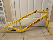 Cuadro de bicicleta de carreras de triatlón Softride Windshear 650c amarillo aluminio talla M