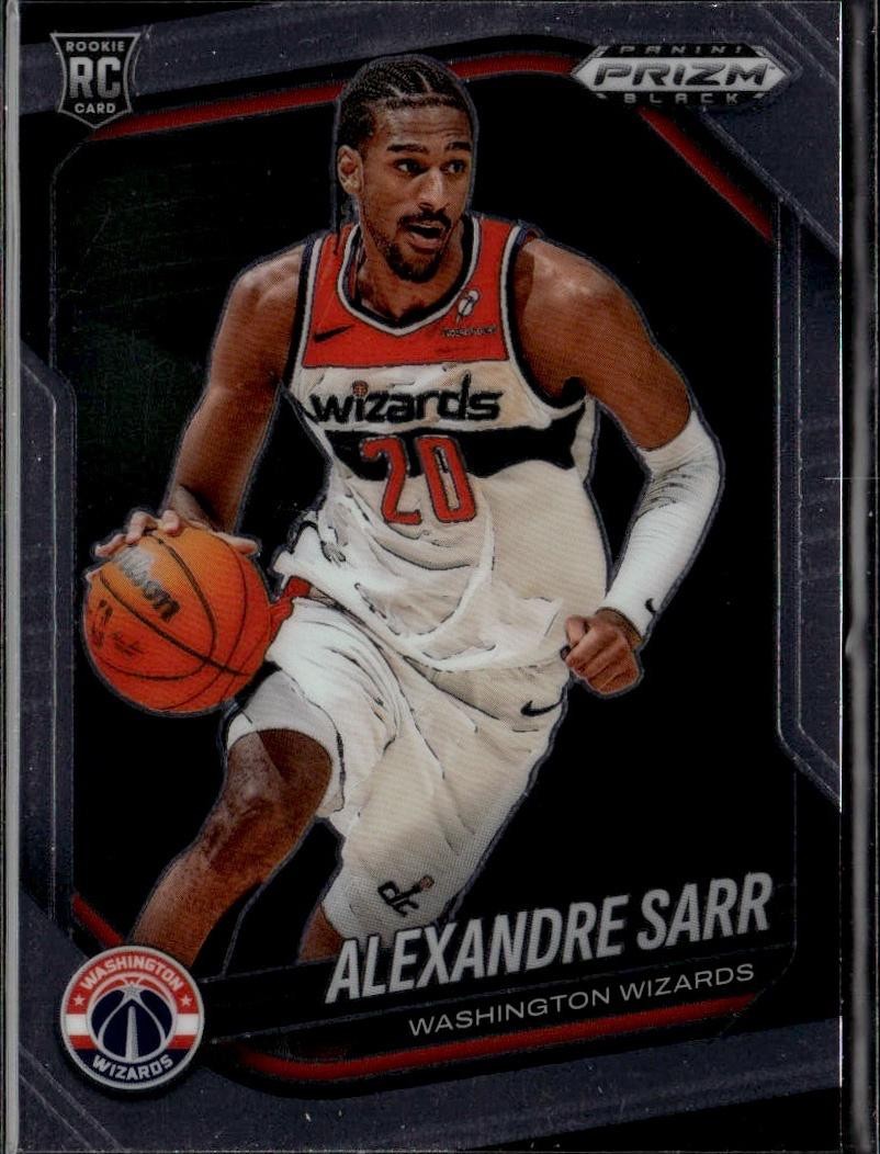 2024-25 Panini Prizm Black #46 Alexandre Sarr