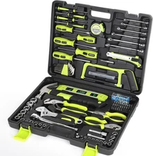 198pc Home Repair Tool Kit Toolbox DIY Hand Tools Set Maintenance Household Stor