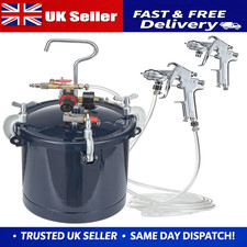 Spray Paint Pressure Pot Tank, 10L/2.5gal Air Paint Pressure Pot,  1.5mm+4mm