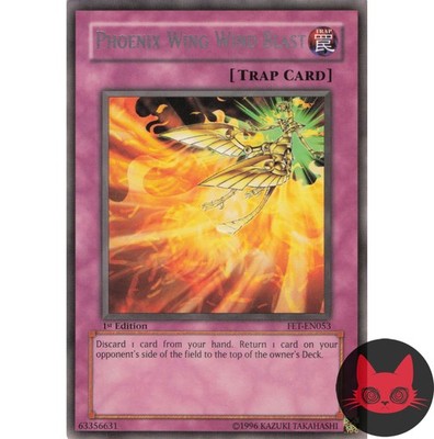 Yugioh Phönixflügel Windstoß FET-DE053 Rare 1. Auflage NM