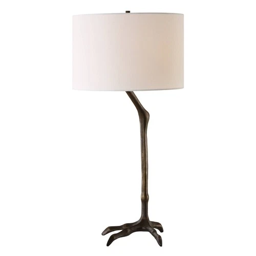 Uttermost Perch Warm Bronze Bird Leg Table Lamp - Picture 2 of 8