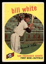 1959 Topps #359 Bill White VG/EX