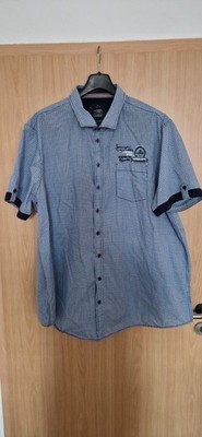 Herrenhemd kurzarm 4XL hellblau kariert von Reward Plus im TOP Zustand