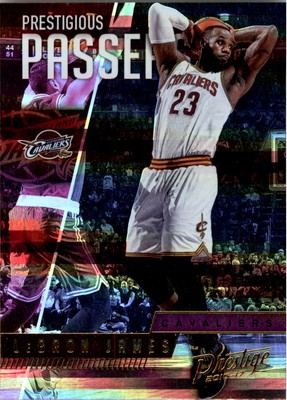 2016-17 Panini Prestige - Prestigious Passers LeBron James #9