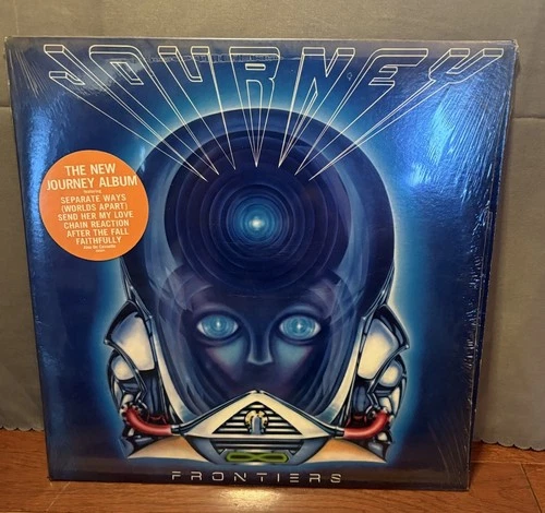 Journey ‎ ~ Frontiers Vinyl LP  In Shrink w/Hype Sticker Columbia VTG 80s Rock