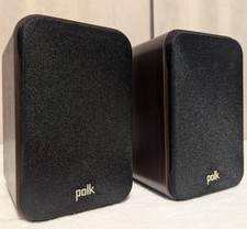 Polk Audio Signature Elite ES10 Compact Bookshelf Speakers (Pair) - Walnut