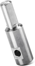 Ice Auger Drill Bit Adapter Fits 1/2" plus Drill Chucks with 1/4" Hole Compatibl