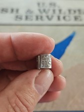 UNREPORTED 100% Federal BLUEWING TEAL DUCK "AVISE" style Band 915 Bird Leg Goose