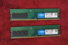 4 sticks of PC4-2666 DIMM, Total of 24GB, 2X8GB SK hynix  2X4GB Crucial  24GB