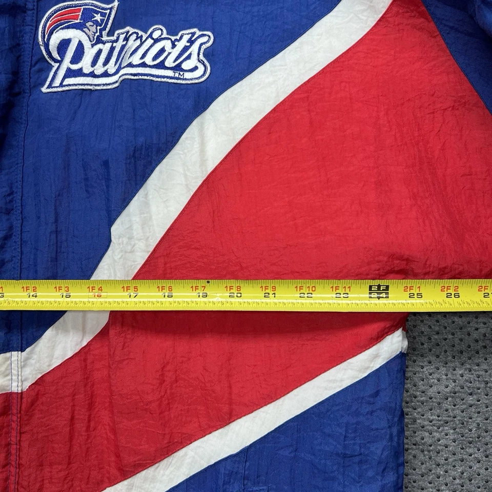 Chaqueta acolchada vintage de los 90 New England Patriots mediana Apex Pro Line RARA PARA HOMBRES  Foto 3 de 4