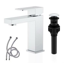 Kenes Silver Single Hole Lever Bathroom Faucet LJ-9031-5 Brand New in Box 
