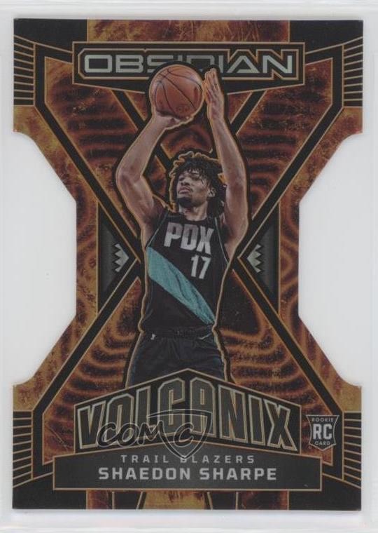 2022-23 Panini Obsidian Volcanix Shaedon Sharpe #31 Rookie RC 11y2