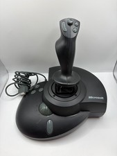 Microsoft Black SideWinder Force Feedback Pro PC Gaming Joystick - Tested