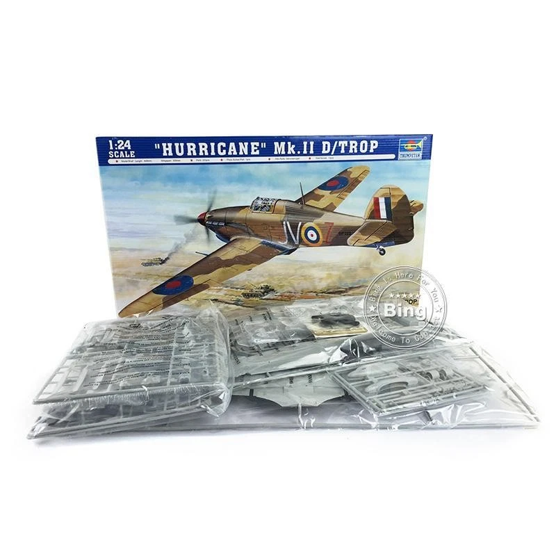 TRUMPETER - HURRICANE Mk. II D/TROP - SCALA 1:24 - COD. 02417 - Immagine 3 di 4