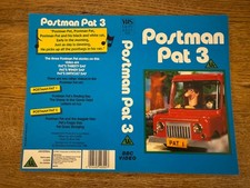 Postman Pat 3 video 1986 very rare video shop sleeve