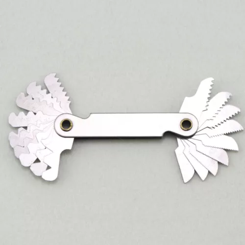 Pitch 55D Stainless Steel Whitworth Screw Thread Measuring Gage Gauge