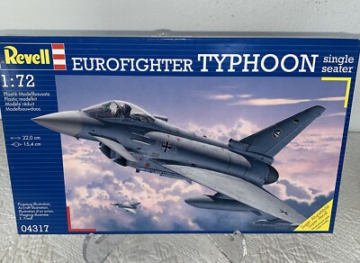 Revell 1:72 Eurofighter TYPHOON Single Seater Model Kit #04317 SEALED Super Deca