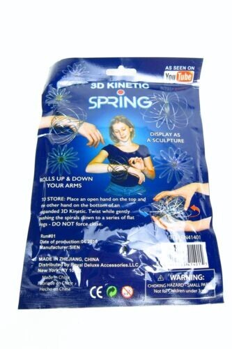 3D Kinetic Spring Toy Interactive Play Motion Sculpture Science lot of ...