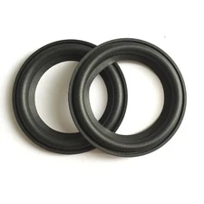 2 pcs High Quality 2.55" 65mm Speaker Replacement Surround Repair Rubber Edge