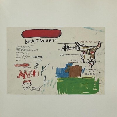 Jean Michel Basquiat Gesellschaft Basquiat_73 From Japan used | eBay