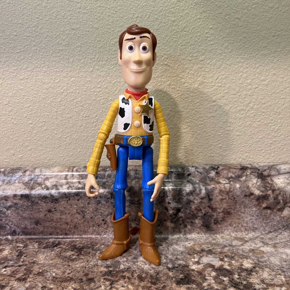 Disney Pixar Woody 9” Doll Toy Story 2017 Mattel No Hat Jointed