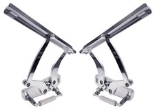 New 68-72 Chevelle Polished Solid Frame Hood Hingesgas Springssteel Hoods
