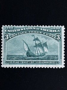 US STAMP Scott #232 MNH 1893 OG CENTERED BEAUTIFUL SEE IMAGES!