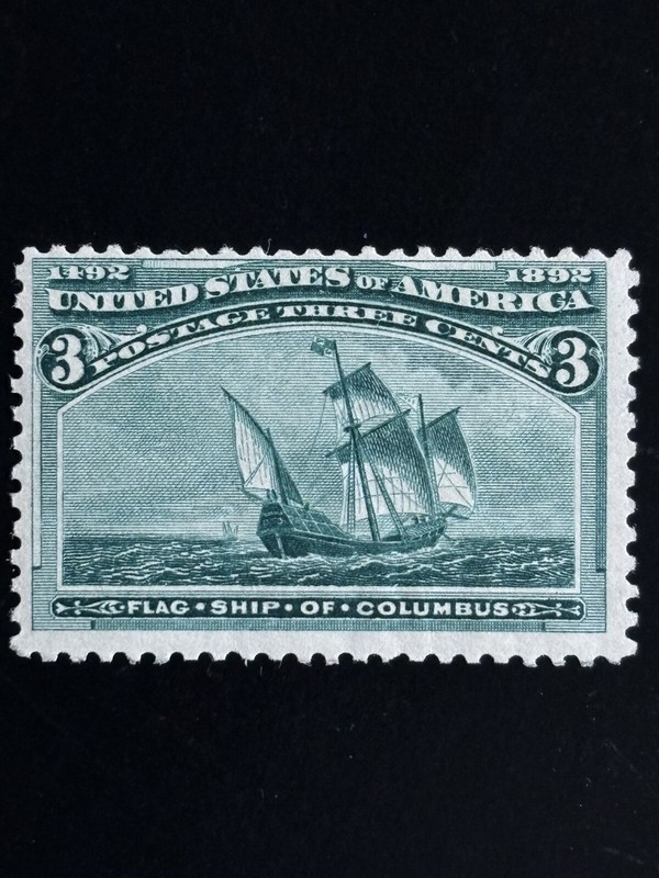 US STAMP Scott #232 MNH 1893 OG CENTERED BEAUTIFUL SEE IMAGES!