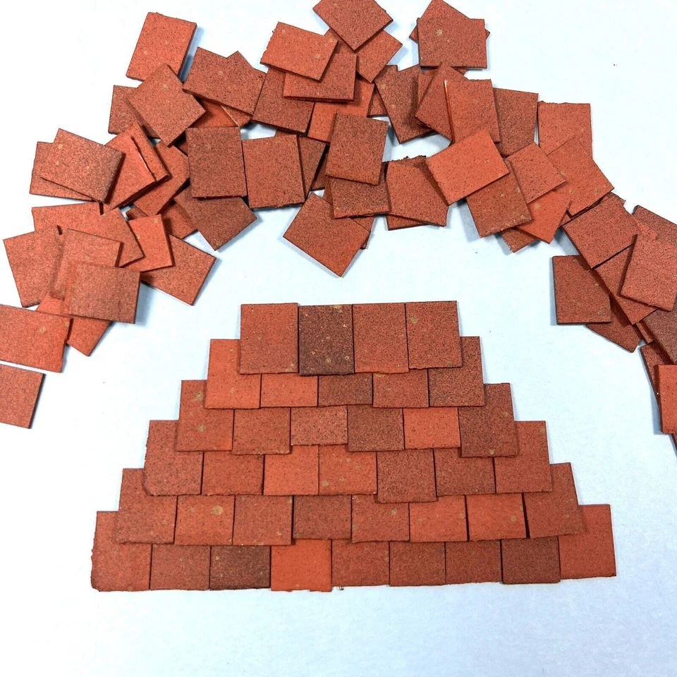Dolls House 1:24th Scale Styrene Model Roof Tiles 6 Colours 250/500/750/1000 - Image 4 of 4