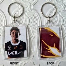 REECE WALSH *Keyring/Keychain* BRISBANE BRONCOS [NRL Merch Memorabilia]
