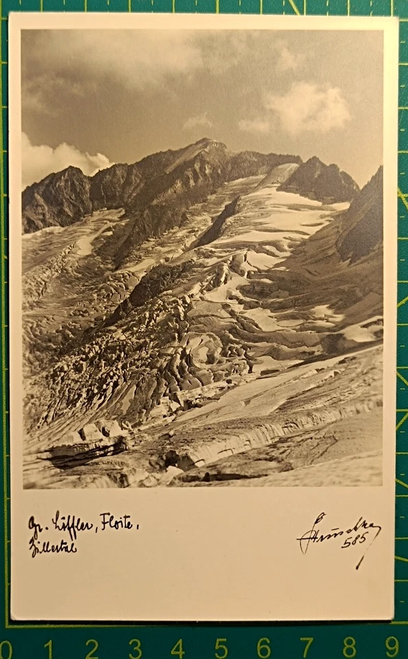 Germany postcard 1942,Floitenkees 2240m,Hans Hruschka Foto#3,official stamp,RARE - Image 2 of 4