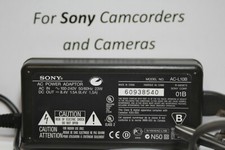 1-yr, Warranty Sony AC-L10B Handycam Camcorder AC Adapter AC-L10A, L10C Hi8 10C