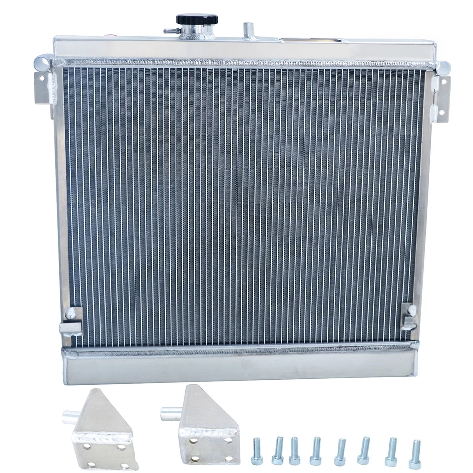 2 Rows Aluminum Radiator For 2006-2012 Chevy Colorado GMC Canyon HUMMER H3 H3T Foto 3 de 4